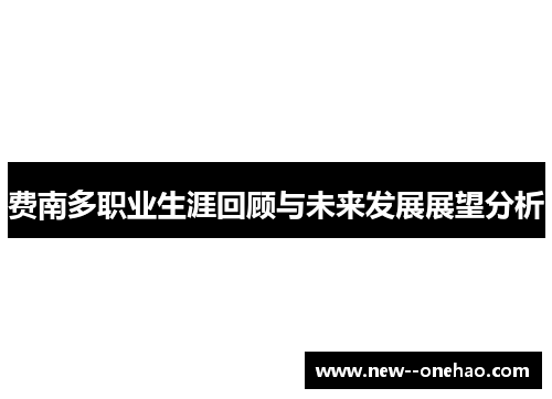 费南多职业生涯回顾与未来发展展望分析